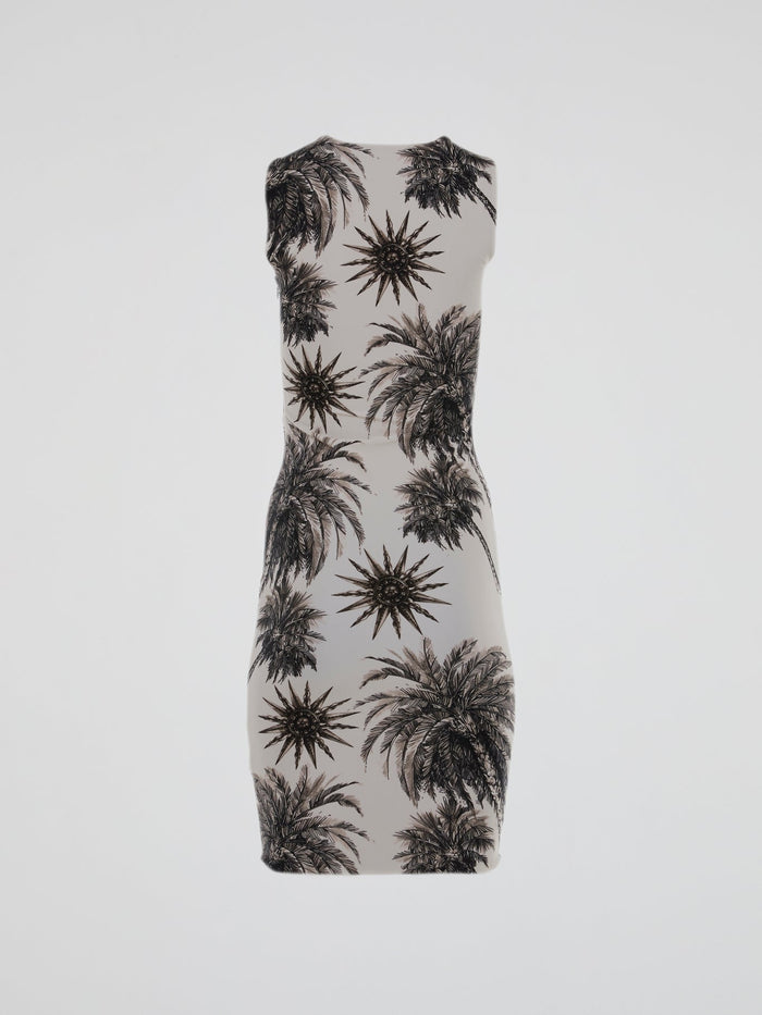 Iron Man Design Sleeveless Midi Dress