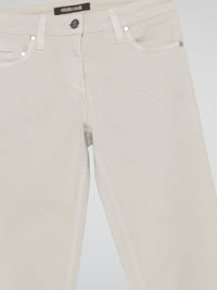 White Slim Fit Jeans