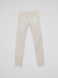 White Slim Fit Jeans