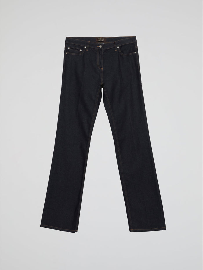 Black Straight Cut Pants