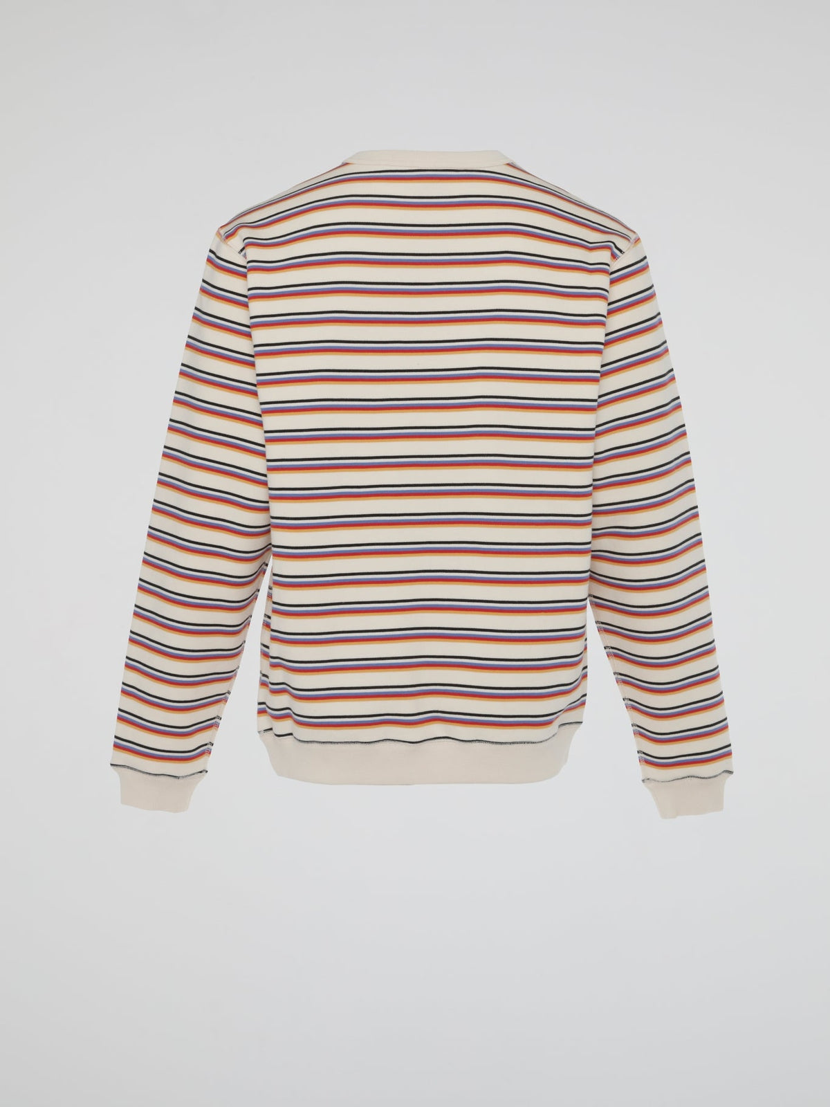 Cream Multi Stripe Long Sleeve Shirt