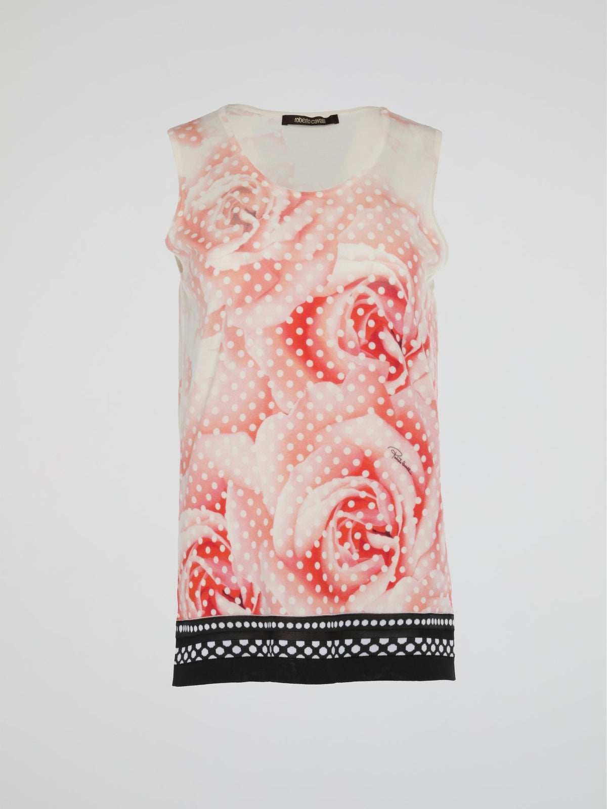 Rose Print Tank Top