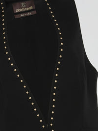 Black Studded Vest