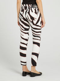 Animal Print Capri Pants