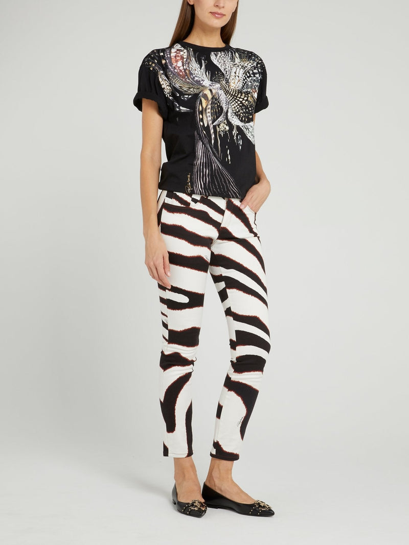 Animal Print Capri Pants