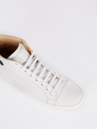 White High Top Monogram Sneakers