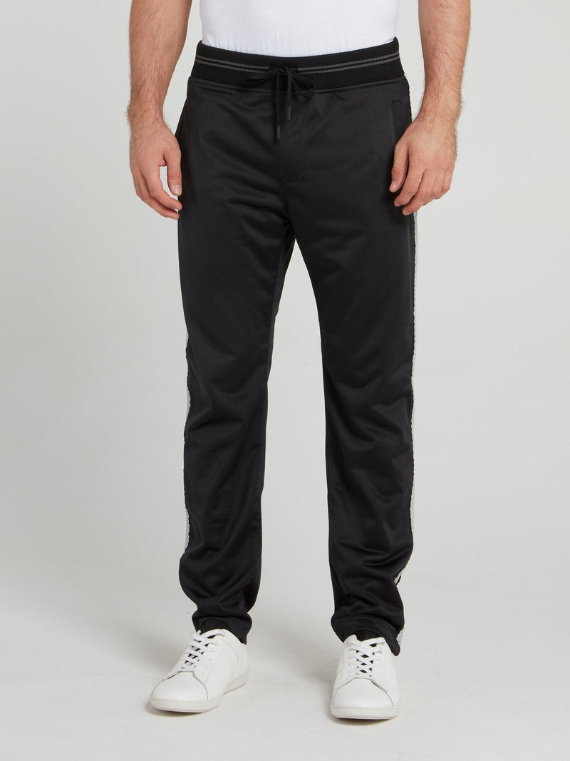 Black Casual Track Pants