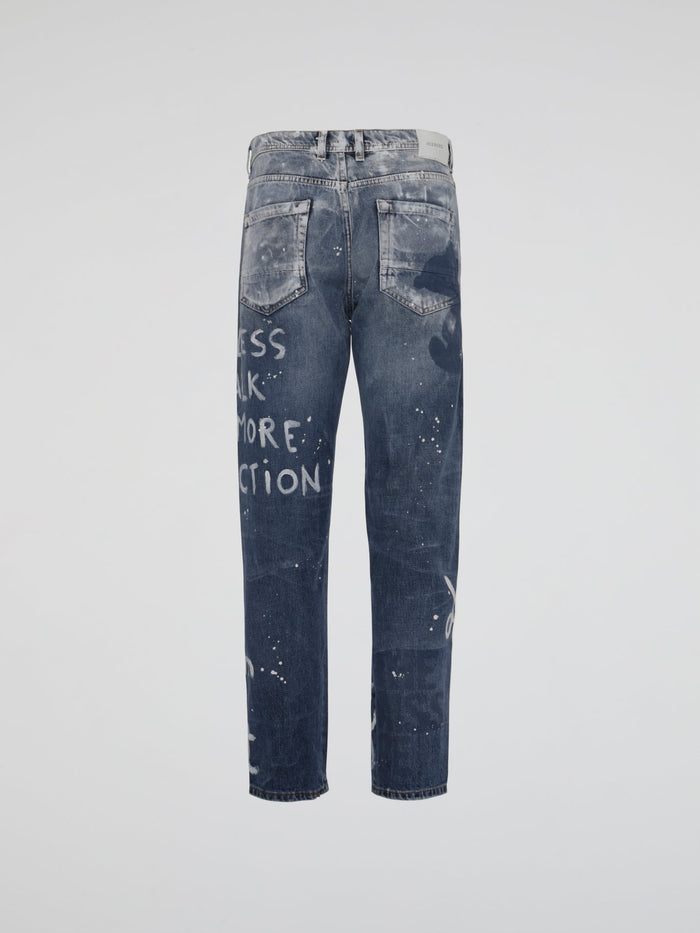 Graffiti Slim Fit Jeans