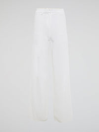 Elevate your style with these stunning white palazzo pants from Roberto Cavalli, designed to make you stand out from the crowd. The luxurious fabric drapes elegantly as you move, creating a sophisticated silhouette that is both comfortable and chic. Perfect for a day at the beach or a night on the town, these palazzo pants are a must-have addition to your wardrobe.