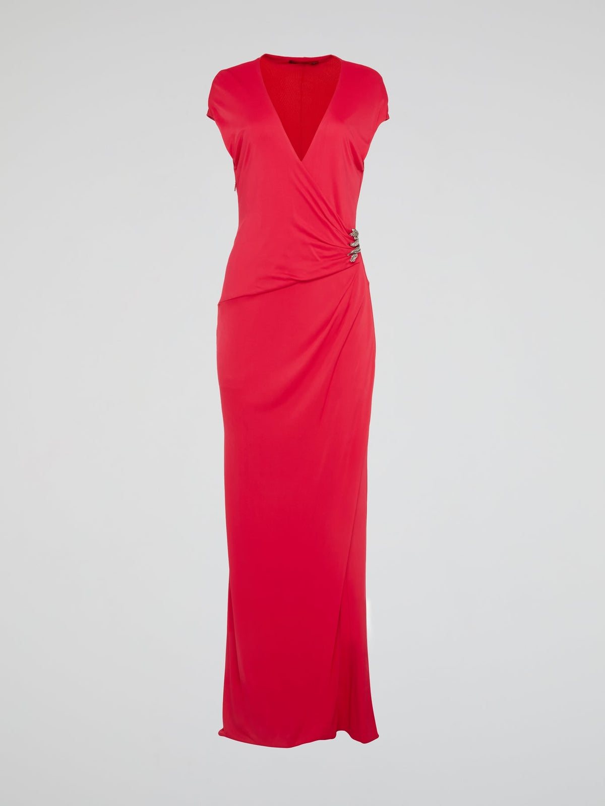 Steal the spotlight in this breathtaking Pink Overlap Maxi Dress by Roberto Cavalli. The flowing silhouette, vibrant pink hue, and chic overlapping design make it a must-have for any fashion-forward woman. Whether you're heading to a summer wedding or a glamorous event, this dress is sure to turn heads and make you feel like a true style icon.