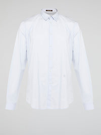 Elevate your wardrobe with the effortlessly chic White Long Sleeve Shirt by Roberto Cavalli. Crafted from luxurious fabric with impeccable attention to detail, this versatile piece exudes sophistication and glamour. Embrace a timeless look that seamlessly transitions from day to night with this must-have staple.