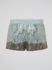 Get ready to sparkle and shine with these Sequin Detailed Shorts by Roberto Cavalli. Made for the bold and daring fashionista who isn't afraid to stand out from the crowd, these eye-catching shorts are perfect for a night out on the town or a special event. With intricate sequin detailing and a flattering fit, these shorts will have all eyes on you wherever you go.