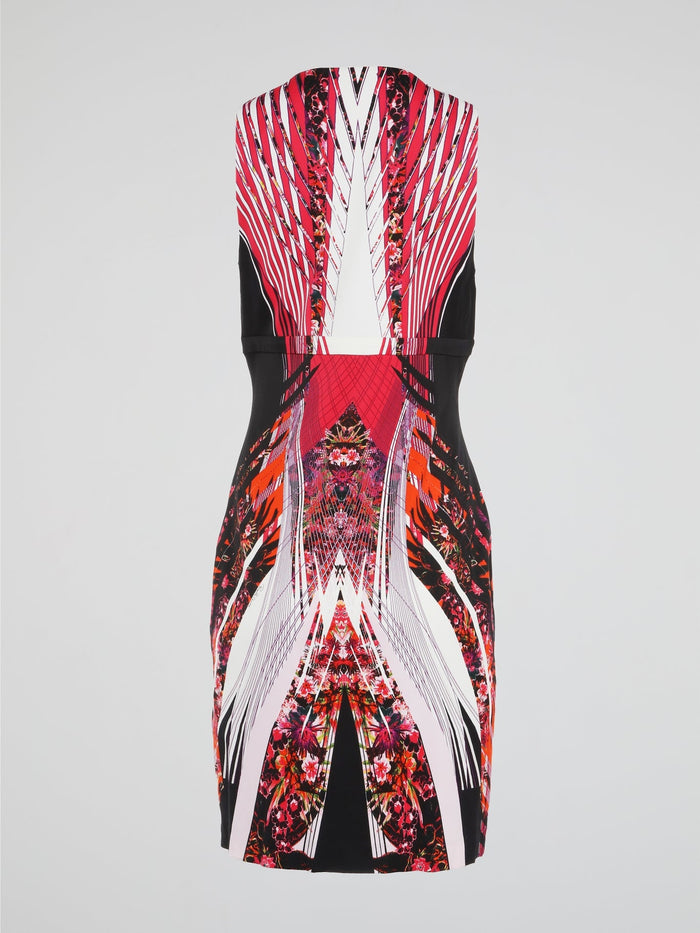 Dare to be bold and make a statement with the Printed Plunge Mini Dress by Roberto Cavalli. This stunning creation showcases a plunging neckline that exudes confidence, while the vibrant print adds a touch of exotic allure. With its figure-hugging silhouette and luxurious fabric, this dress guarantees to turn heads and leave a lasting impression wherever you go.