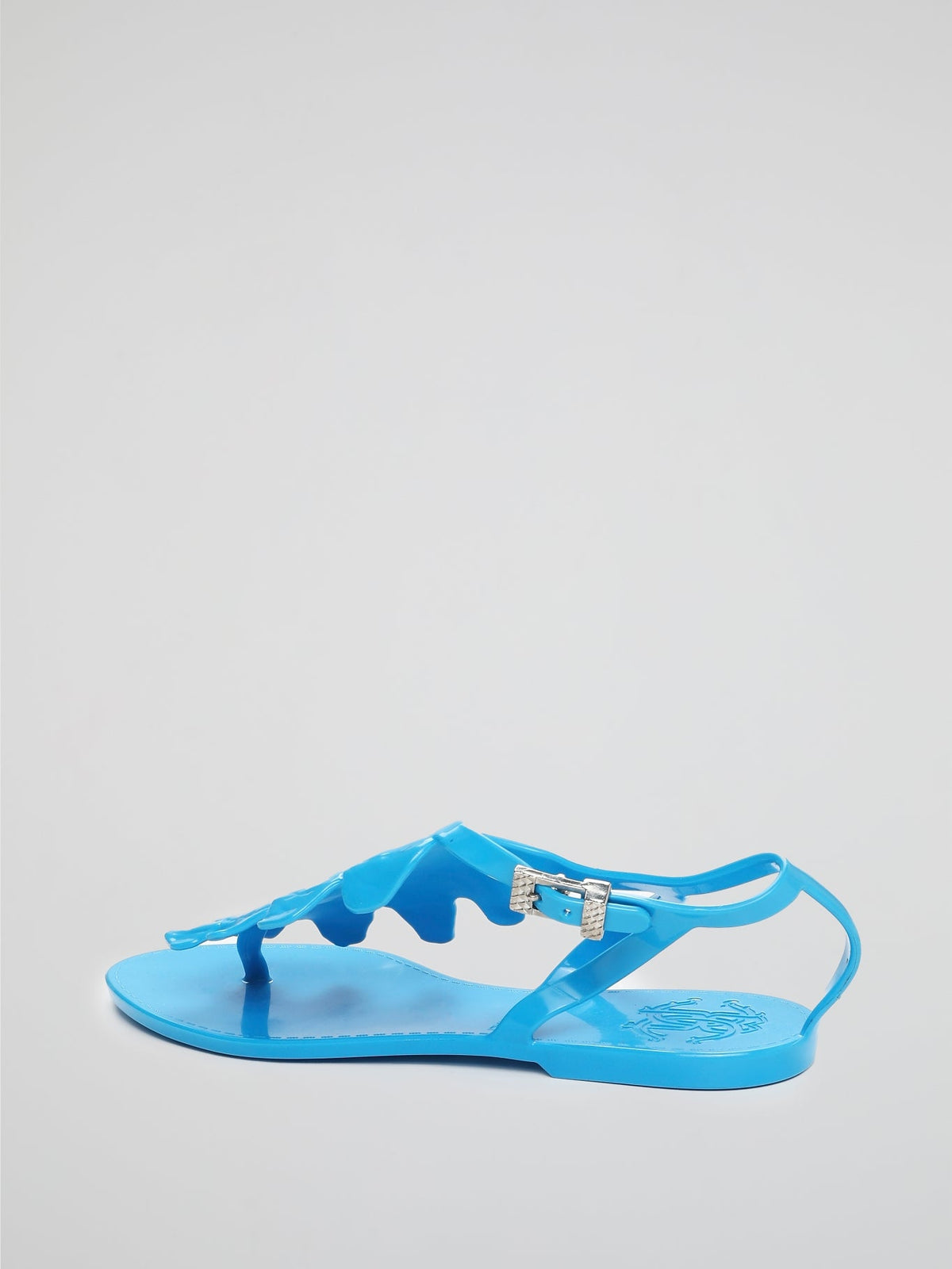 Step into stylish sophistication with these Blue Ankle Strap Sandals by Roberto Cavalli. Crafted from premium leather, these sandals feature a vibrant blue hue that adds a pop of color to any outfit. The ankle strap adds a touch of elegance, while the comfortable sole ensures all-day comfort without compromising on style.