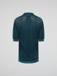 Step into the wild with the Green Reptilian Knitted Blouse by Roberto Cavalli ��� a mesmerizing blend of sophistication and untamed allure. Crafted with meticulous attention to detail, this alluring garment showcases a captivating reptilian-inspired pattern that dances as you move, making a statement wherever you go. Embrace your inner fashion predator and let this striking blouse unleash your fierce and fabulous style.