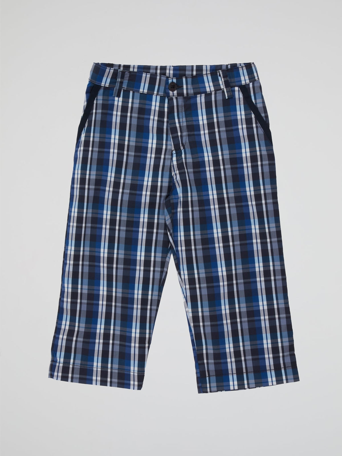 Introducing our Plaid Straight Cut Shorts ��� the coolest addition to any kid's summer wardrobe! These trendy shorts feature a vibrant iceberg-inspired plaid pattern that effortlessly pops with style. Crafted with comfort in mind, your little one will be sure to stay cool and fashionable all season long.