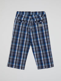 Introducing our Plaid Straight Cut Shorts ��� the coolest addition to any kid's summer wardrobe! These trendy shorts feature a vibrant iceberg-inspired plaid pattern that effortlessly pops with style. Crafted with comfort in mind, your little one will be sure to stay cool and fashionable all season long.