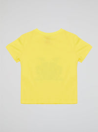 Dress your little explorer in our Yellow Printed T-Shirt (Kids)Iceberg, a ticket to their vibrant imagination! Crafted with utmost care, this shirt features a captivating Antarctic scene with playful penguins, majestic icebergs, and a touch of sunshine yellow to brighten up their day. Made with soft, breathable fabric, this T-shirt ensures ultimate comfort while sparking their wanderlust for countless icy adventures ahead!