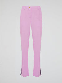 Step into the world of effortlessly chic fashion with Clas Roberto Cavalli's Pink Flared Trousers. These vibrant bottoms combine the perfect blend of style and comfort, ensuring you stand out from the crowd wherever you go. Whether paired with a tailored blazer or a casual crop top, these trousers are the ultimate symbol of confidence and femininity.