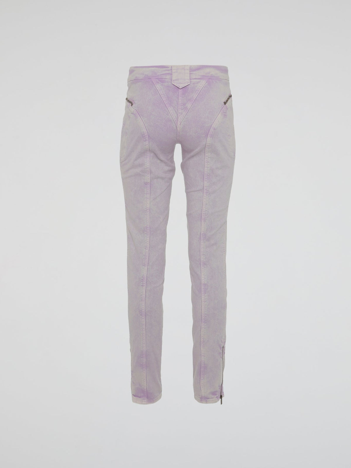 Introducing the Purple Acid Wash Jeans by Roberto Cavalli - a bold and captivating take on timeless denim! These jeans redefine edginess with their vibrant purple hue and distressed acid wash, effortlessly bringing an element of rock 'n' roll to your wardrobe. Crafted with Cavalli's attention to detail, they offer unparalleled comfort and a stylishly rebellious statement for the fashion-forward rebels!