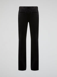 Step out in style with these sleek and sophisticated Black Skinny Trousers by Roberto Cavalli. Crafted from luxurious, high-quality fabric, these trousers hug your curves in all the right places for a flattering fit. Whether you're heading to a board meeting or a night out on the town, these trousers will elevate any outfit with a touch of Italian glamour.