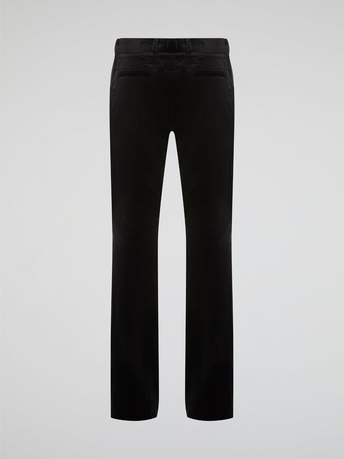 Step out in style with these sleek and sophisticated Black Skinny Trousers by Roberto Cavalli. Crafted from luxurious, high-quality fabric, these trousers hug your curves in all the right places for a flattering fit. Whether you're heading to a board meeting or a night out on the town, these trousers will elevate any outfit with a touch of Italian glamour.