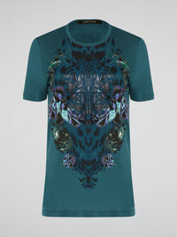 Elevate your casual style with the Green Printed T-Shirt from Roberto Cavalli, featuring a bold and eye-catching design that is sure to turn heads. Crafted from high-quality materials, this shirt offers both comfort and sophistication, making it the perfect addition to any fashion-forward wardrobe. Whether paired with jeans for a laid-back look or dressed up with a blazer for a night out, this t-shirt is a versatile and trendy choice for any occasion.