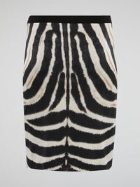 Unleash your wild side with this stunning Animal Print Pencil Skirt by Roberto Cavalli. Crafted with luxurious materials and a flawless silhouette, this skirt will make you feel fierce and fabulous. Whether you're in the office or hitting the town, this statement piece is sure to turn heads wherever you go.