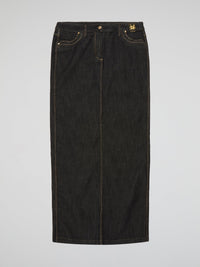 Elevate your denim game with our Black Denim Maxi Skirt, the perfect blend of style and comfort. Channel your inner rockstar with its edgy black wash and distressed detailing, making you stand out from the crowd. Pair it with a band tee for a casual day look, or dress it up with a leather jacket for a night out on the town.