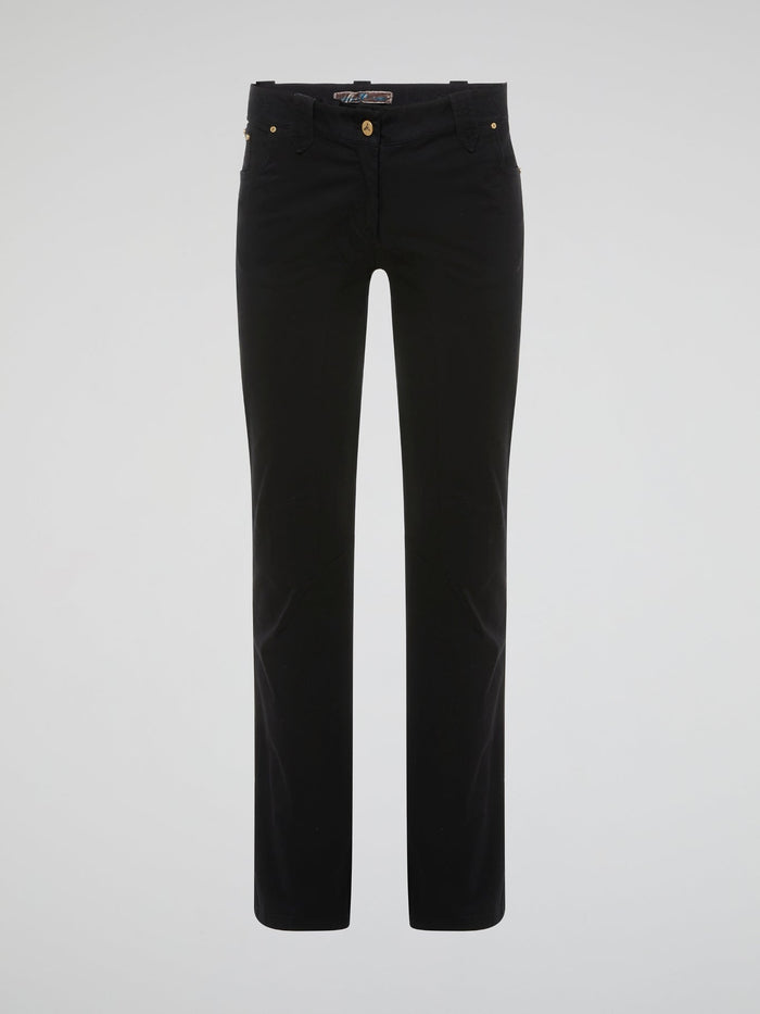 Step out in style with our Black Studded Straight Leg JeansLt By Voyage, featuring edgy studded detailing that will add a touch of rockstar glamour to any outfit. These jeans are made with a comfortable design and a flattering straight leg fit, making them perfect for both casual and dressed-up looks. Elevate your wardrobe with these unique, statement-making jeans that are sure to turn heads wherever you go.