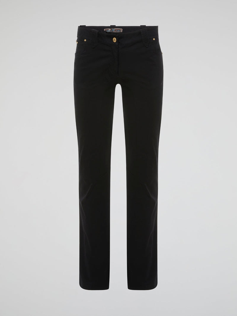 Step out in style with our Black Studded Straight Leg JeansLt By Voyage, featuring edgy studded detailing that will add a touch of rockstar glamour to any outfit. These jeans are made with a comfortable design and a flattering straight leg fit, making them perfect for both casual and dressed-up looks. Elevate your wardrobe with these unique, statement-making jeans that are sure to turn heads wherever you go.