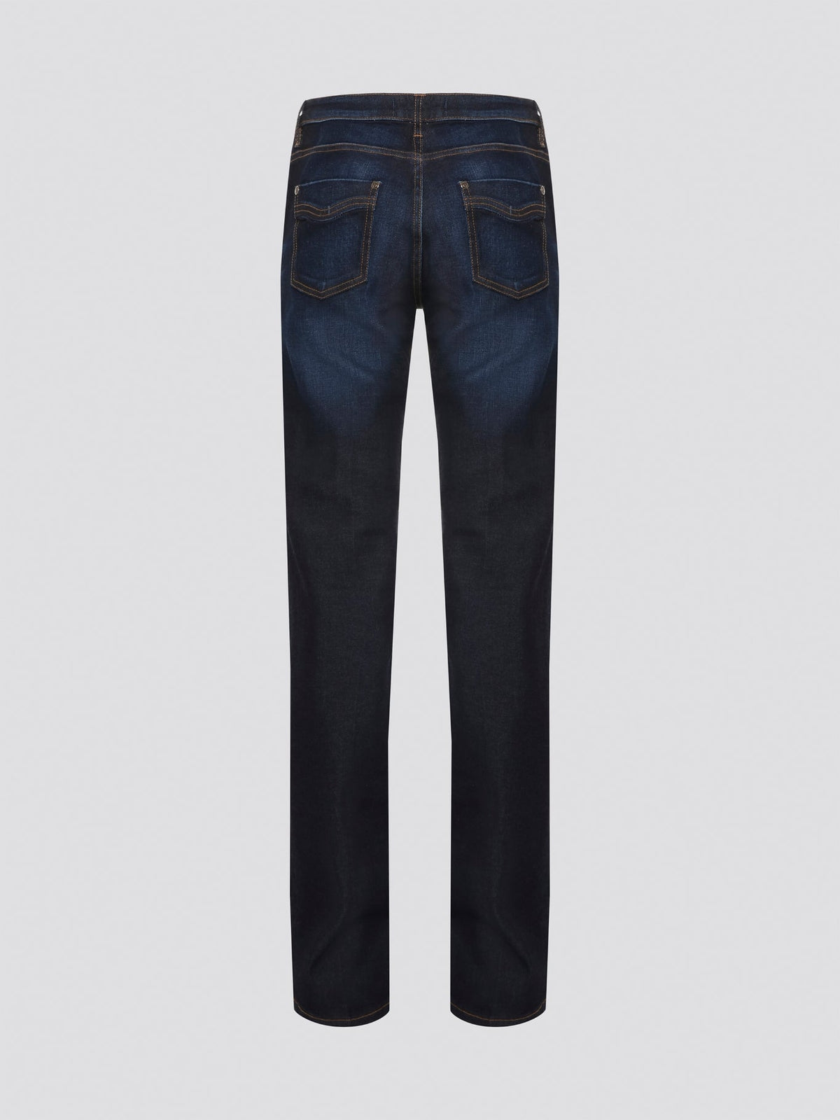 Step into the epitome of casual-chic with these Navy Stonewashed Straight Cut Jeans from Roberto Cavalli. Crafted from premium denim, these jeans feature a relaxed fit and a trendy stonewashed finish for that effortlessly cool look. Pair them with a crisp white shirt and sneakers for a weekend-ready ensemble that exudes style and comfort.