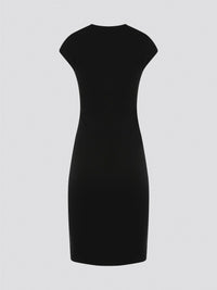 Make a bold statement in the sleek and edgy Black Studded Bodycon Dress from Roberto Cavalli. The figure-hugging silhouette is adorned with shimmering studs, creating a rockstar-worthy look that is sure to turn heads. Perfect for a night out on the town or a special event, this dress will ensure you stand out in style.