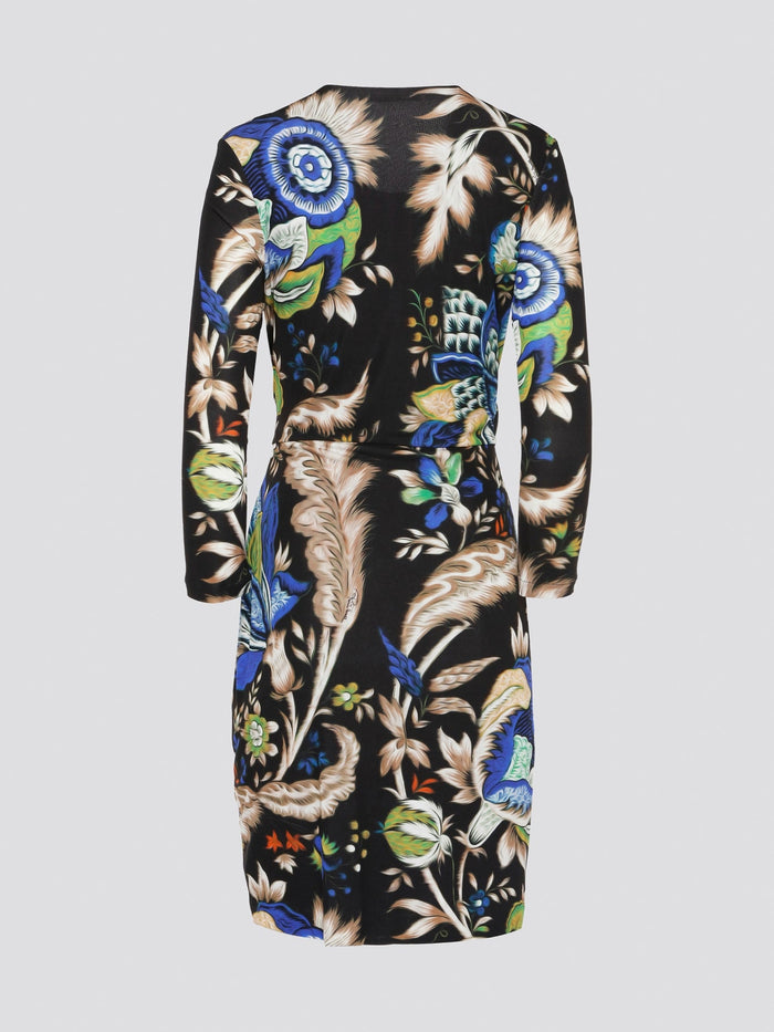 Elevate your summer style with the Foliage Wrap Mini Dress by Roberto Cavalli, a stunning piece that exudes elegance and charm. Featuring a vibrant floral print and a flattering wrap silhouette, this dress is sure to turn heads wherever you go. Perfect for daytime brunches or evening soir��es, this dress is a must-have for the fashion-forward woman looking to make a statement.
