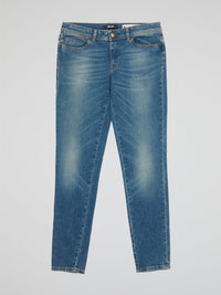 Step out in style with these Just Cavalli stonewashed skinny jeans that are sure to turn heads wherever you go. The unique stonewashed finish adds a trendy vintage vibe to your look, while the skinny fit flatters your figure perfectly. Made with high-quality denim, these jeans are comfortable to wear all day long and are a must-have addition to your wardrobe.