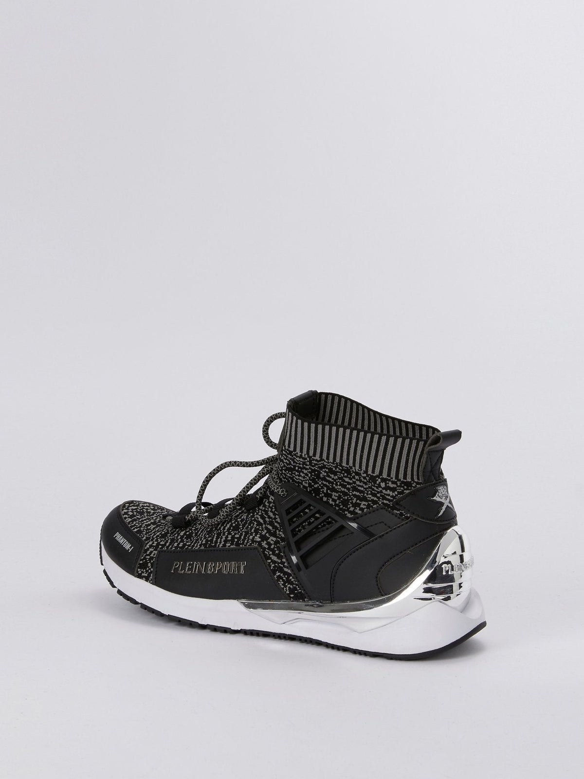 PHANTOM-I Black Sock Sneakers