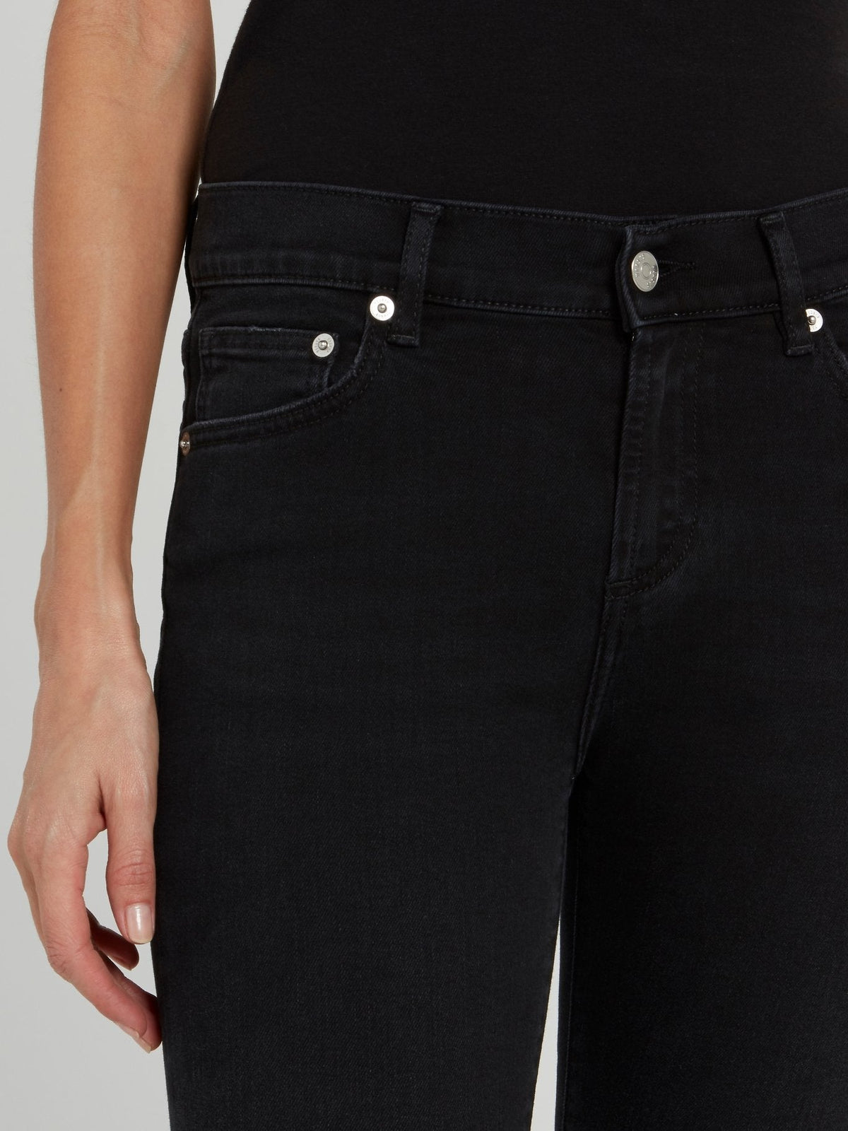 Black Skinny Denim Trousers