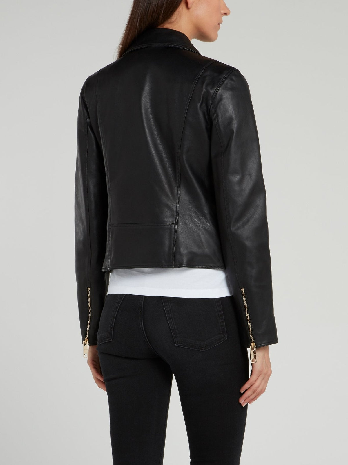 Black Leather Blouson