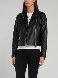 Black Leather Blouson