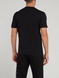 Black Graphic Print T-Shirt