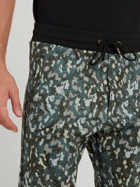 Green Camo Fleece Pants