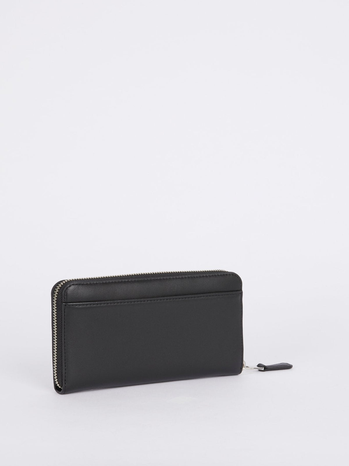 Black Monogram Embellished Wallet