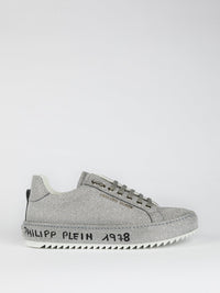 Silver Metallic Statement Sneakers