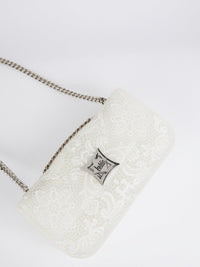 White Elide Lace Fondo Shoulder Bag