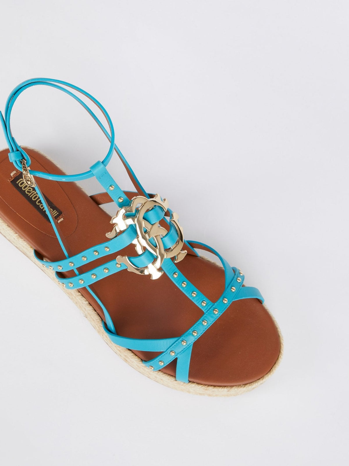 Blue Espadrille Gladiator Sandals