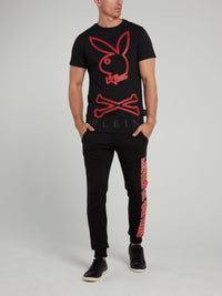 Playboy Print Round Neck T-Shirt