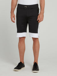 Night Runner Black Jogging Shorts