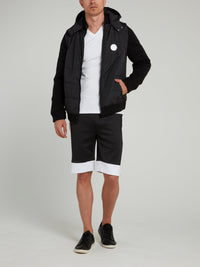 Night Runner Black Jogging Shorts