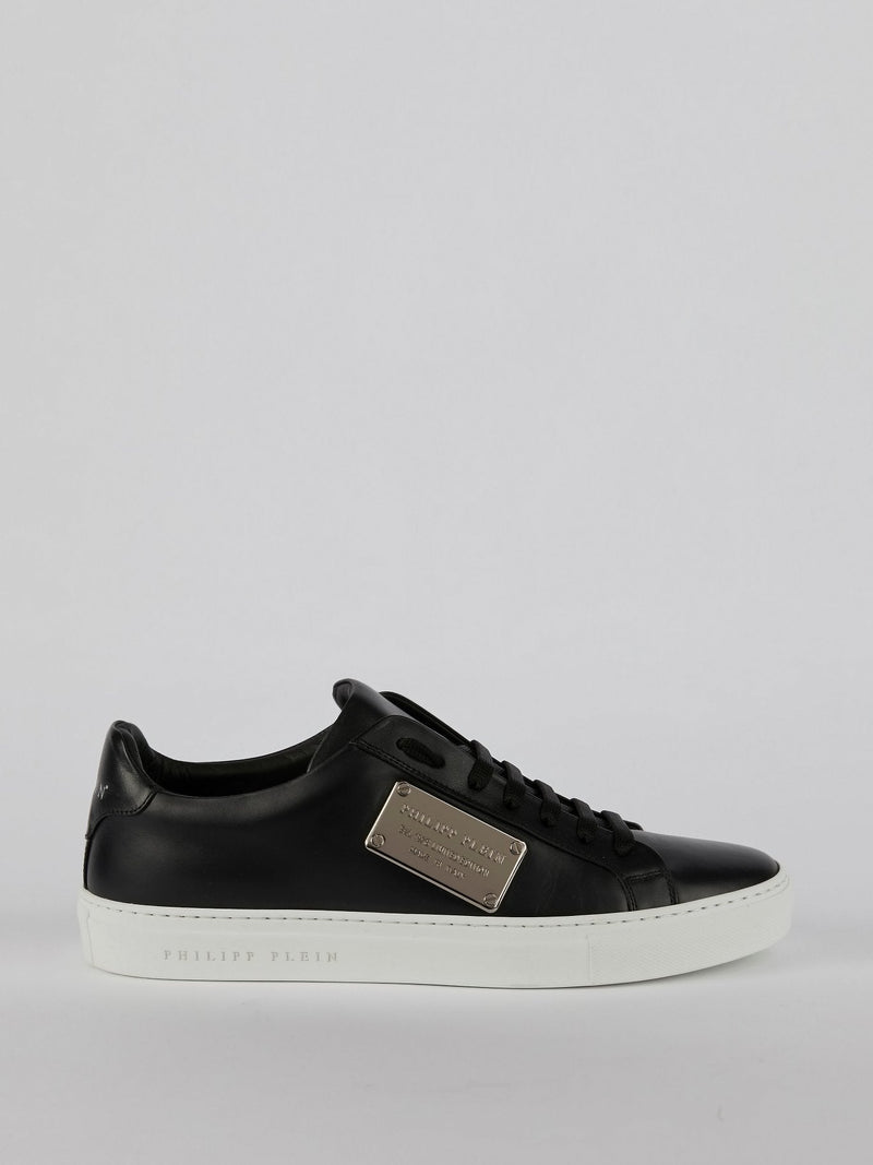 Ferdy Black Logo Tag Sneakers