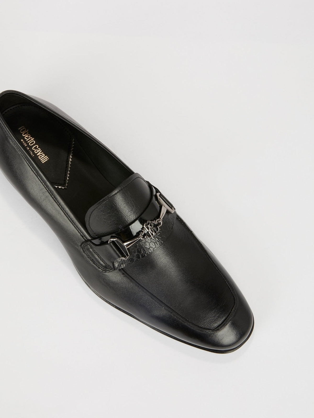 Black Classic Leather Loafers